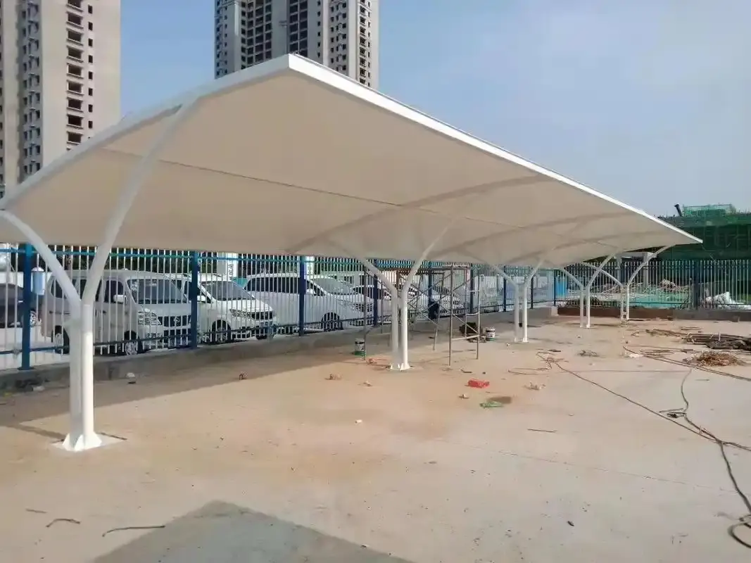 贵州威宁园区停车棚为何生锈漏水?选购膜结构先避开这三个坑